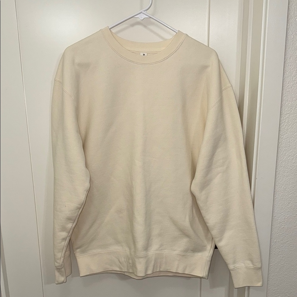 Independent ORGANIC FLEECE
OVERSIZED SWEATSHIRT IN BONE Size M